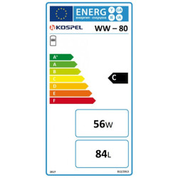Netiesioginio šildymo vandens šildytuvas Kospel WW-80