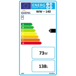 Netiesioginio šildymo vandens šildytuvas Kospel WW-140