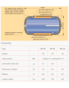 Netiesioginio šildymo vandens šildytuvas Kospel WP-100