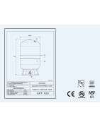 Hidroforas diafragminis AQUASKY Plus APT 100 V