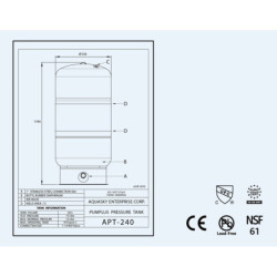 Hidroforas diafragminis AQUASKY Plus APT 240 V