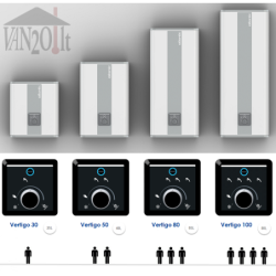Elektrinis vandens šildytuvas Atlantic VERTIGO 50