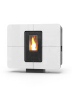 Granulinė krosnelė su vandens kontūru SLIMQUADRO IDRA 14kW
