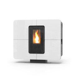 Granulinė krosnelė su vandens kontūru SLIMQUADRO IDRA 14kW