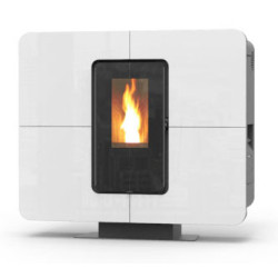 Granulinė krosnelė su ortakiais SLIMQUADRO 11kW