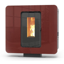 Granulinė krosnelė su ortakiais SLIMQUADRO 9kW