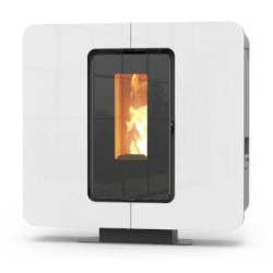 Granulinė krosnelė su ortakiais SLIMQUADRO 9kW
