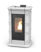 Granulinė krosnelė su ortakiais SAINT MORITZ PLUS 13kW