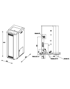 Granulinis katilas Laminox Termoboiler 24 Matic, 23.5 kW