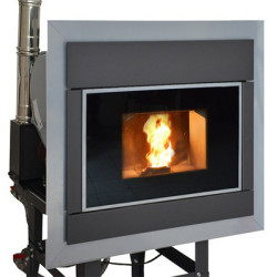 Granulinis židinys su vandens kontūru Laminox APOLLO Idro 18 kW