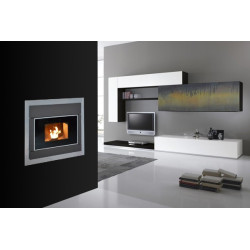 Granulinis židinys su vandens kontūru Laminox APOLLO Idro 24 kW