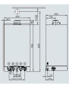 Dujinis katilas Viessmann VITODENS 100-W 8.0-35kW B1KC151