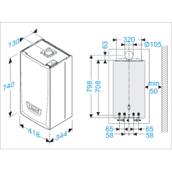 Dujinis katilas Protherm Panther Condens 25 KKV 26.7kW