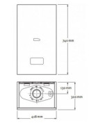 Dujinis katilas Protherm Gepard Condens 25 MKV 25.2kW
