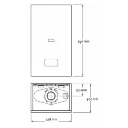 Dujinis katilas Protherm Gepard Condens 25 MKV 25.2kW