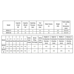 Plieninis kieto kuro katilas Termodinamik EKY/D 20kW