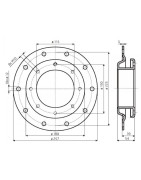Redukcinis flanšas Dražice 225-150mm