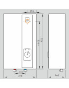 Momentinis vandens šildytuvas Kospel EPP-36 Maximus