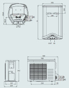 Boileris su šilumos siurbliu Ariston NUOS EVO SPLIT 110