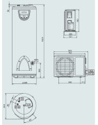 Boileris su šilumos siurbliu Ariston NUOS EVO SPLIT FS 300