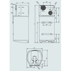 Vandens šildytuvas su šilumos siurbliu Ariston NUOS PRIMO 80