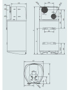 Vandens šildytuvas su šilumos siurbliu Ariston NUOS PRIMO 100