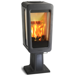 Ketinė krosnelė Keddy K815 Juoda 3-9kW