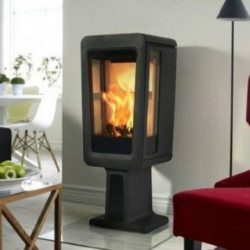 Ketinė krosnelė Keddy K815 Juoda 3-9kW