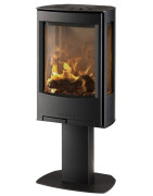 Plieninė krosnelė Wiking Miro 1 ant pjedestalo