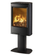 Plieninė krosnelė Wiking Miro 2 ant pjedestalo