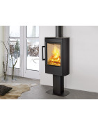 Plieninė krosnelė Wiking Miro 2 ant pjedestalo