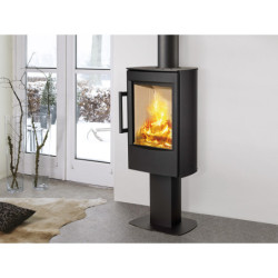 Plieninė krosnelė Wiking Miro 2 ant pjedestalo