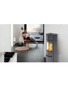 Plieninė krosnelė Wiking Luma 6 su muilo akmens apdaila