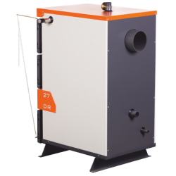 Plieninis kieto kuro katilas TIS PRO DR 22kW