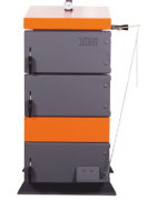 Plieninis kieto kuro katilas TIS PRO DR 27kW