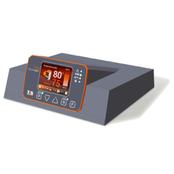 Plieninis kieto kuro katilas su ventiliatoriumi TIS PLUS DR 17kW