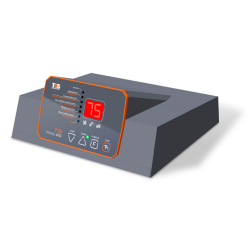 Plieninis kieto kuro katilas su ventiliatoriumi TIS PLUS 15kW