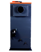 Plieninis kieto kuro katilas su ventiliatoriumi TIS UNI 15, 20kW