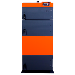 Plieninis kieto kuro katilas su ventiliatoriumi TIS UNI 65, 70kW