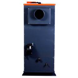 Plieninis kieto kuro katilas su ventiliatoriumi TIS UNI 95, 99kW