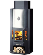 Plieninė krosnelė Victoria Diplomat 11 B Inox, 14 kW