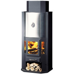 Plieninė krosnelė Victoria Diplomat 11 B Inox, 14 kW