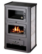 Plieninė krosnelė Victoria Grande F, 12 kW