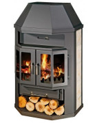 Plieninė krosnelė Victoria Grande Lux ABO-tv, 10 kW
