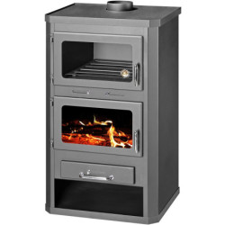 Plieninė krosnelė Victoria Lotos Max FT, 14 kW