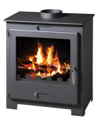 Plieninė krosnelė Victoria Nero Lux BO, 7 kW