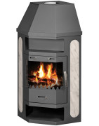 Plieninė krosnelė Victoria Pearl A, 14 kW