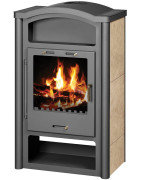 Plieninė krosnelė Victoria Rein K, 14 kW