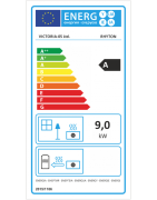 Plieninė krosnelė Victoria Rhyton, 9 kW