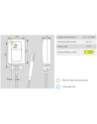 Momentinis vandens šildytuvas su dušu Kospel Prister 4.4kW